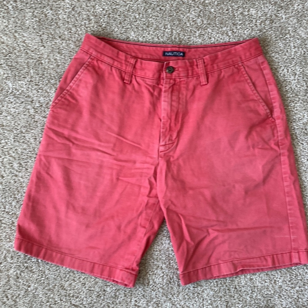 Mens Nautica light red Shorts